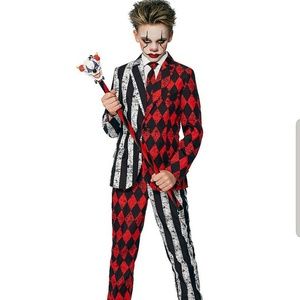 Boys Twisted Clown Party Suit